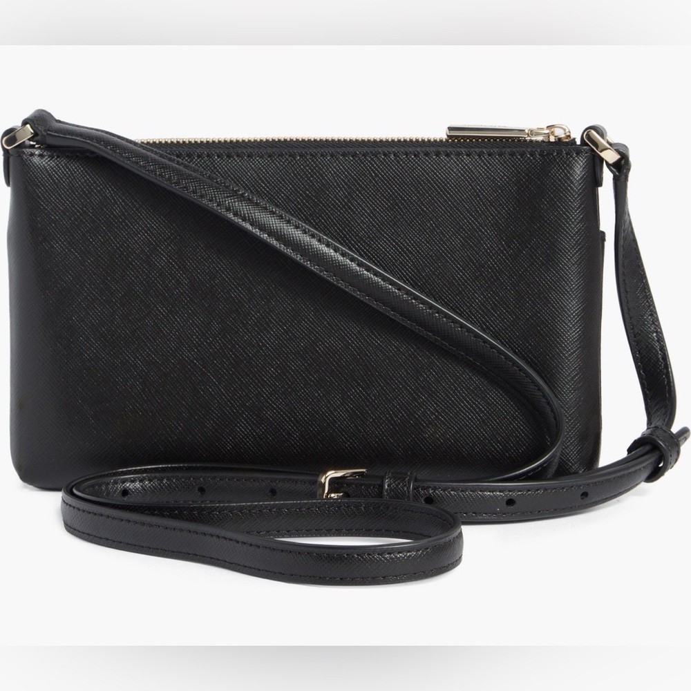 ♠️Kate Spade Black Crossbody Bag w/ Removable Pouch - Picture 4 of 15